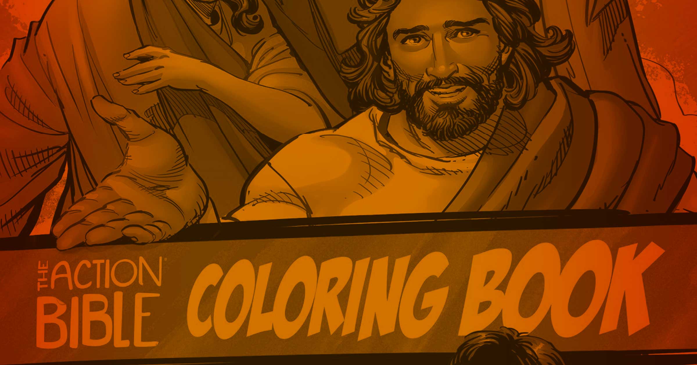 action bible coloring pages cover wide colorized