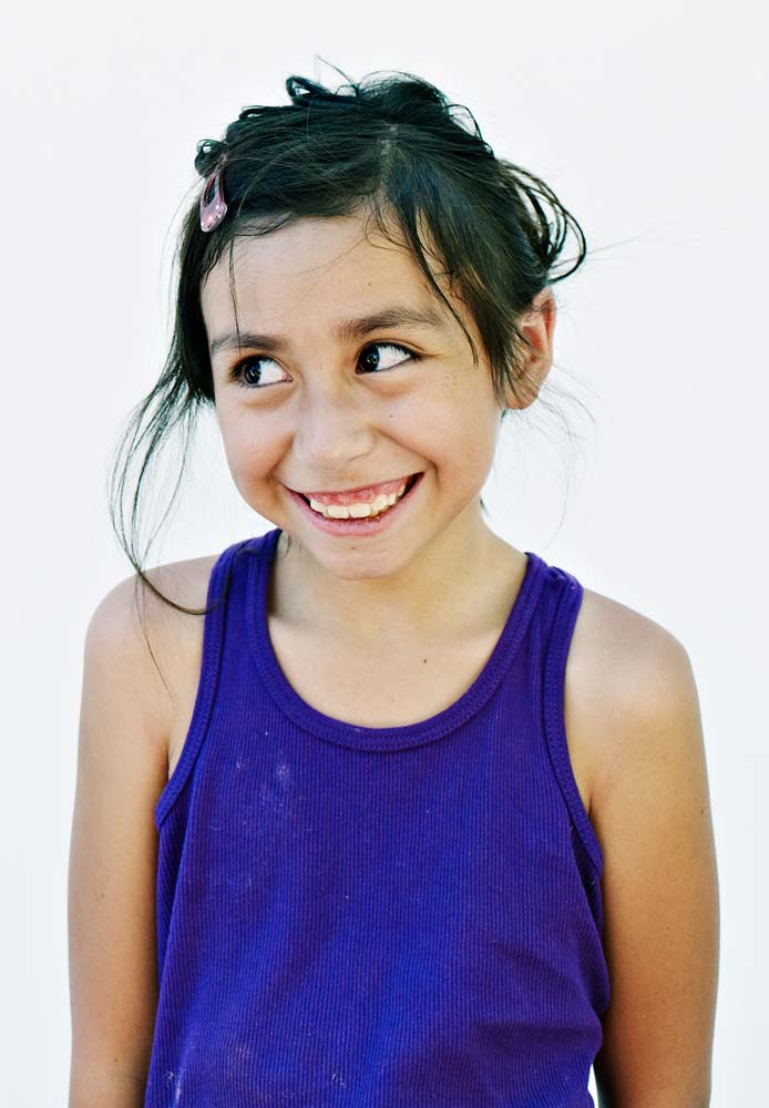girl smiling